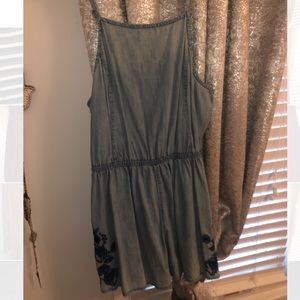 Denim Romper
